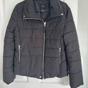 Forever 21 Black Puffer Jacket